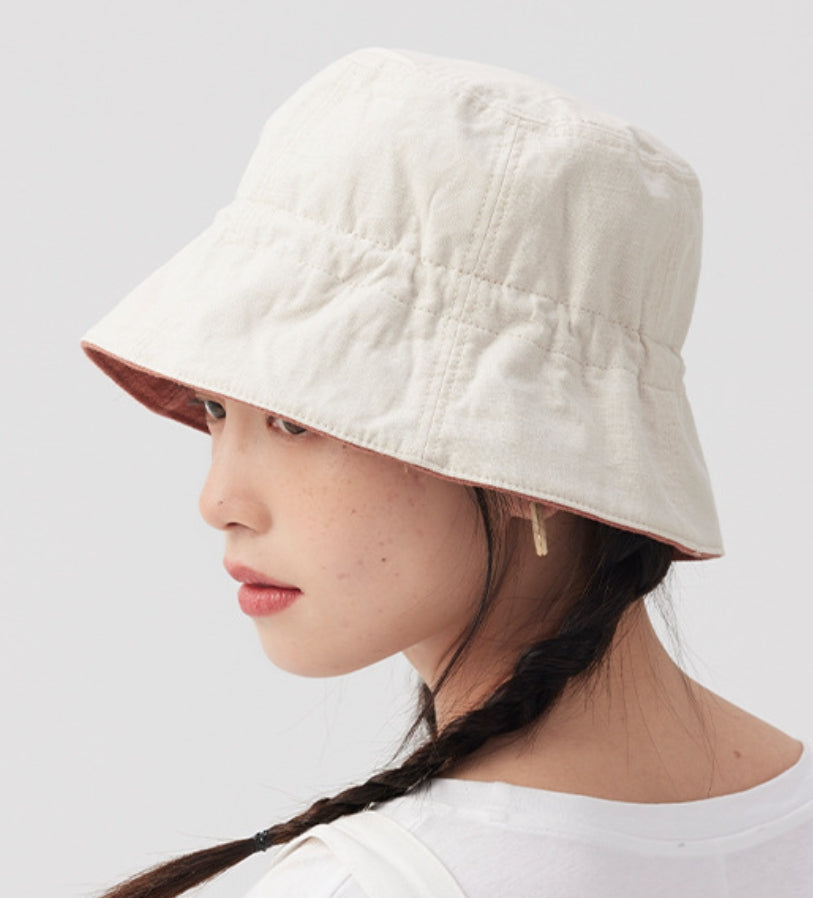 Double-sided natural breathable fisherman's hat. - AOA Fashion Accessories