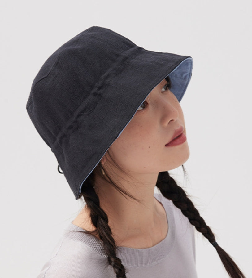 Double-sided natural breathable fisherman's hat. - AOA Fashion Accessories