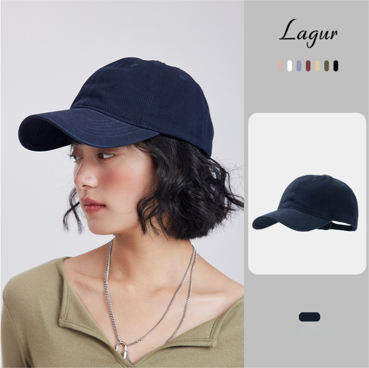 Unisex pure cotton baseball cap.
