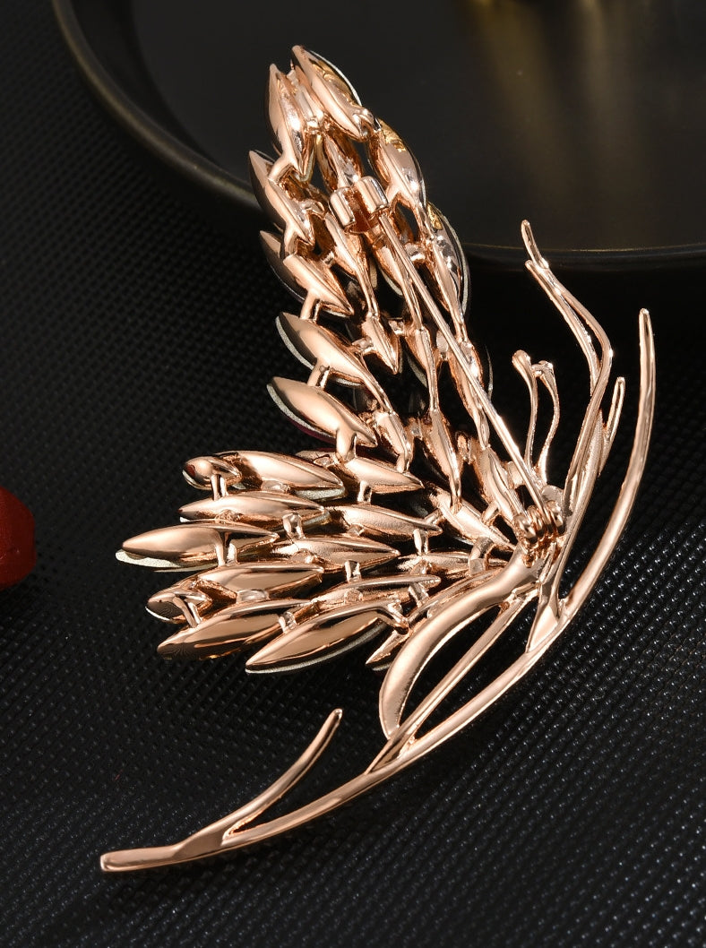 Gradient butterfly brooch. - AOA Fashion Accessories