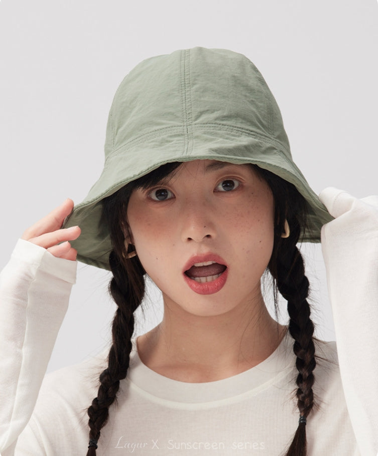 Sun protection hat, dome fisherman hat. - AOA Fashion Accessories