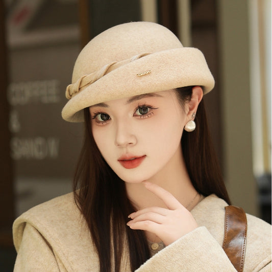 Wool retro felt hat