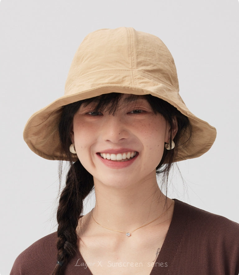 Sun protection hat, dome fisherman hat. - AOA Fashion Accessories