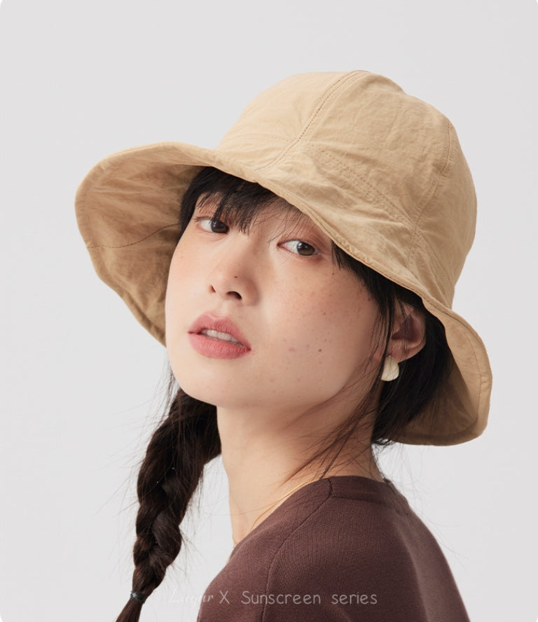Sun protection hat, dome fisherman hat. - AOA Fashion Accessories