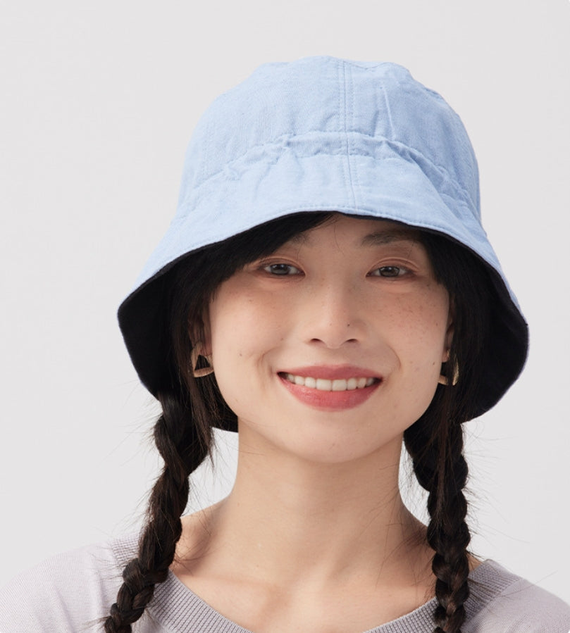 Double-sided natural breathable fisherman's hat. - AOA Fashion Accessories