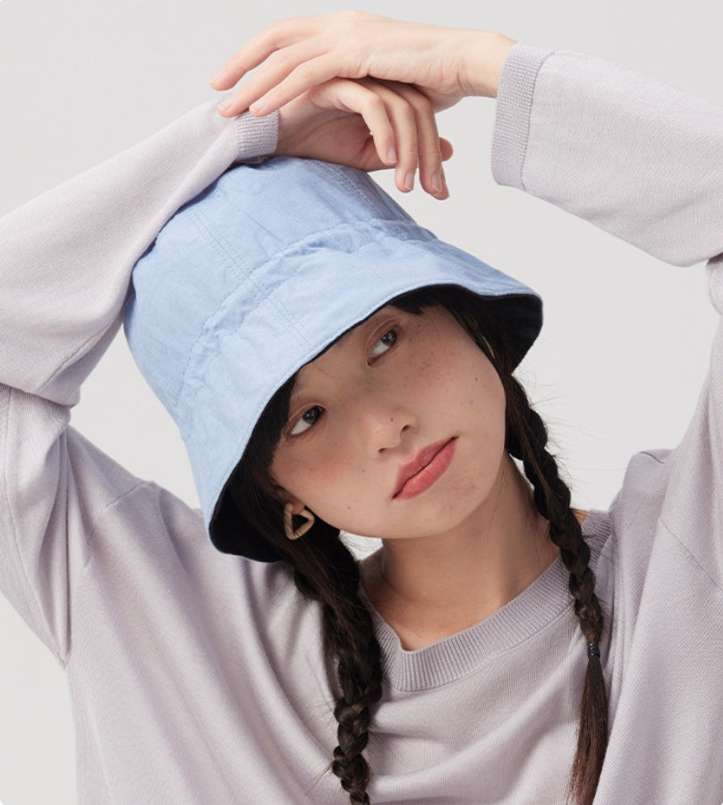 Double-sided natural breathable fisherman's hat. - AOA Fashion Accessories