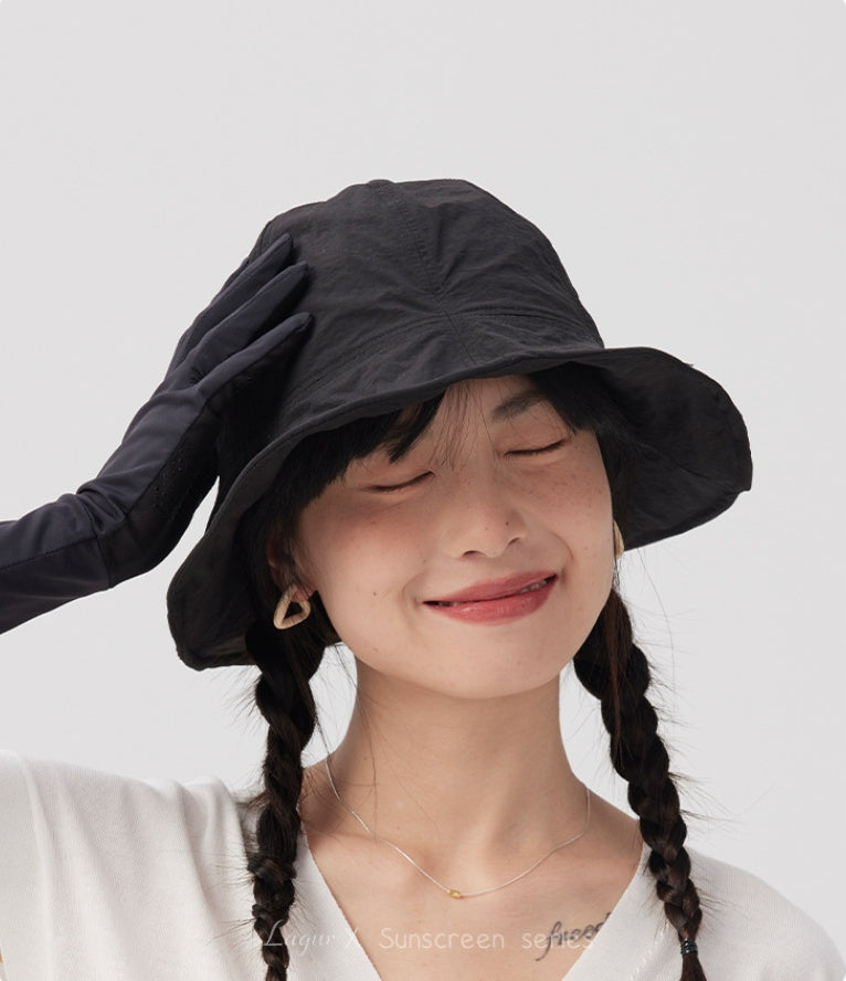 Sun protection hat, dome fisherman hat. - AOA Fashion Accessories