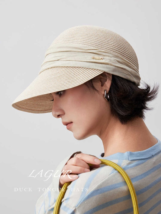 Retro sun hat. - AOA Fashion Accessories