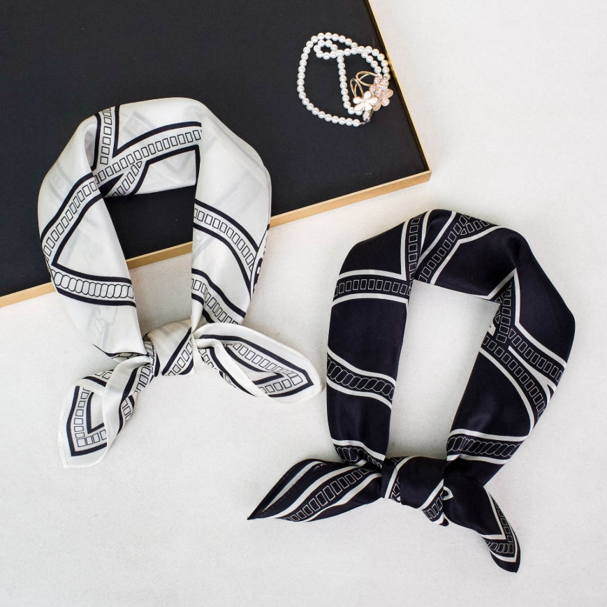 Mulberry silk scarf.