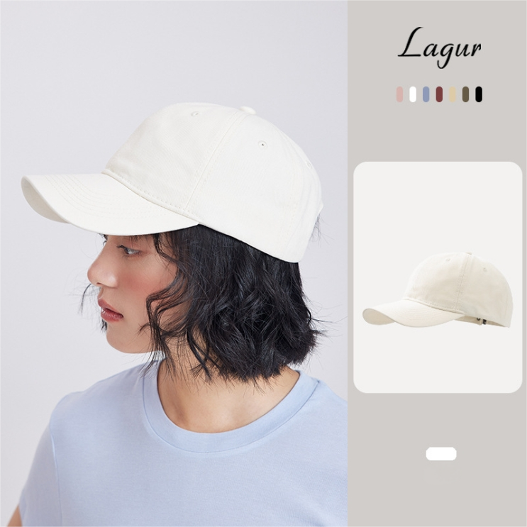 Unisex pure cotton baseball cap.