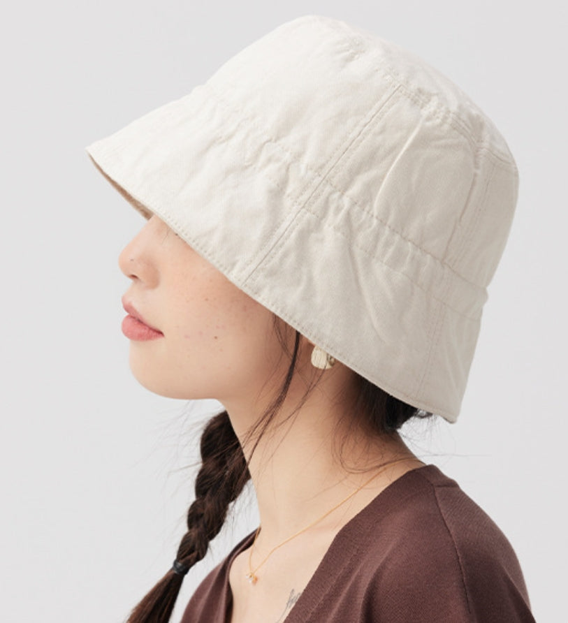 Double-sided natural breathable fisherman's hat. - AOA Fashion Accessories
