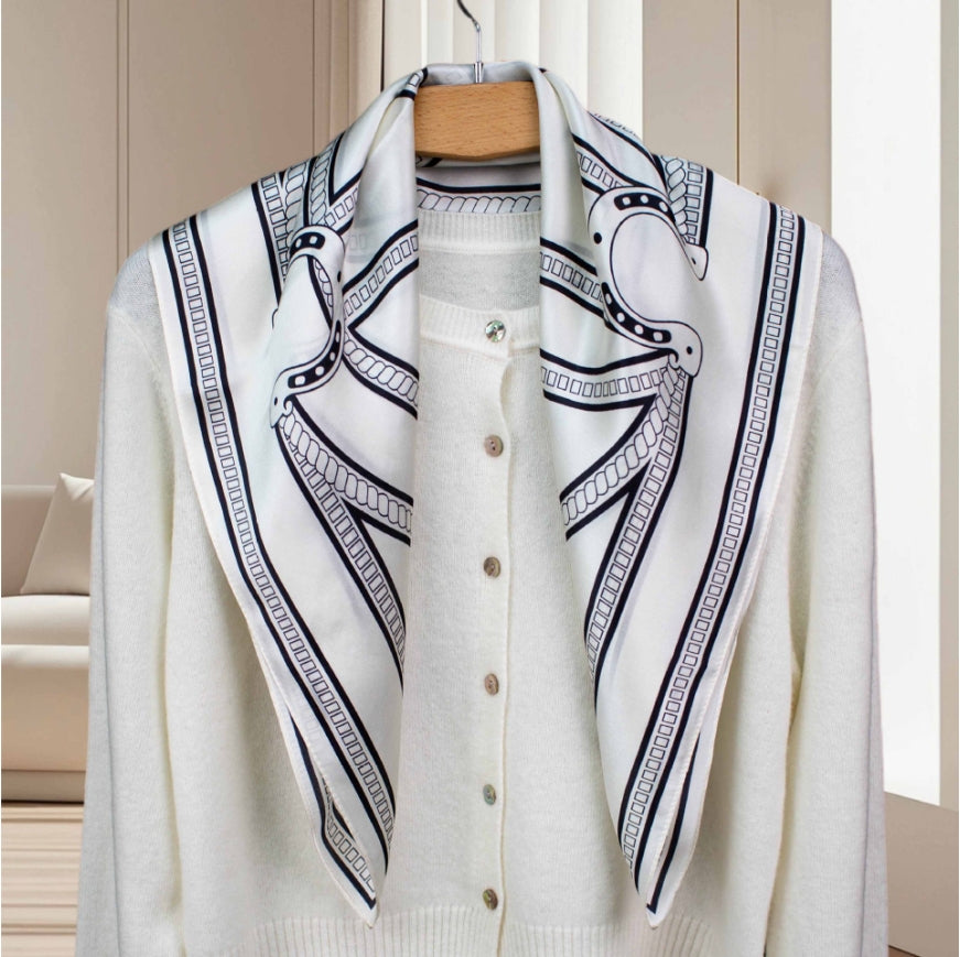 Mulberry silk scarf.