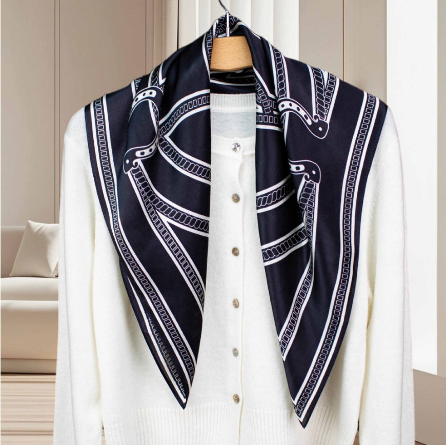 Mulberry silk scarf.