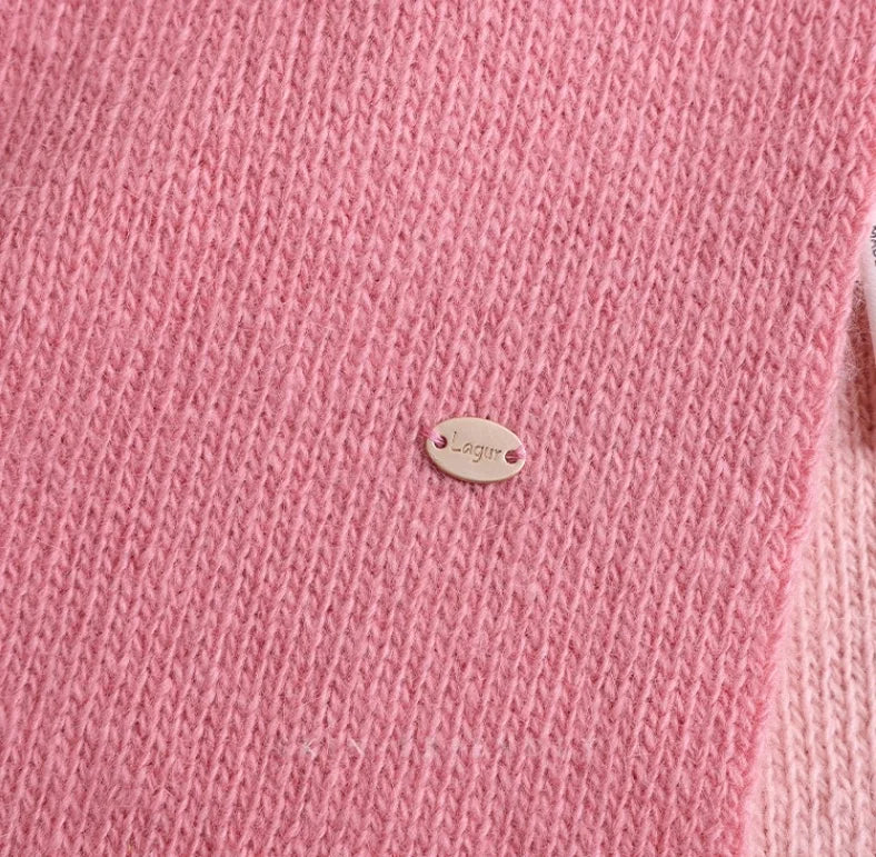 Modern Two-Tone Knitted Scarf for Women & Men | Multiple Colors