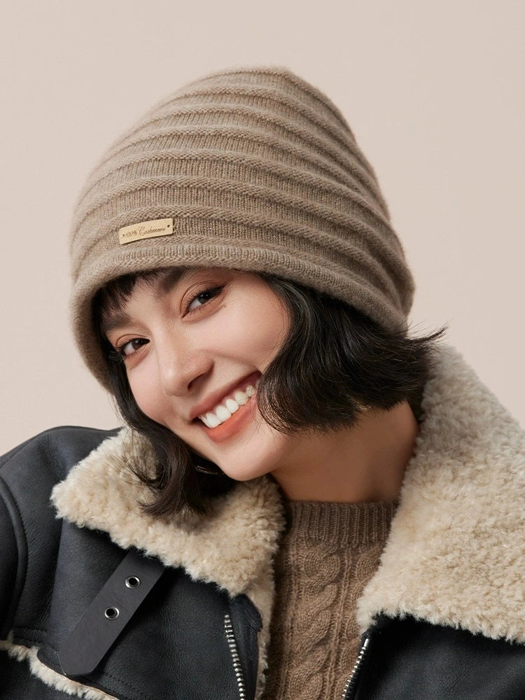 100% Cashmere Beanie Hat for Men & Women | Multiple Colors