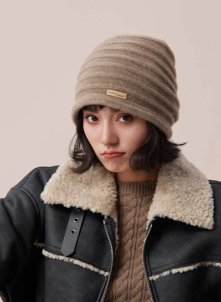 100% Cashmere Beanie Hat for Men & Women | Multiple Colors