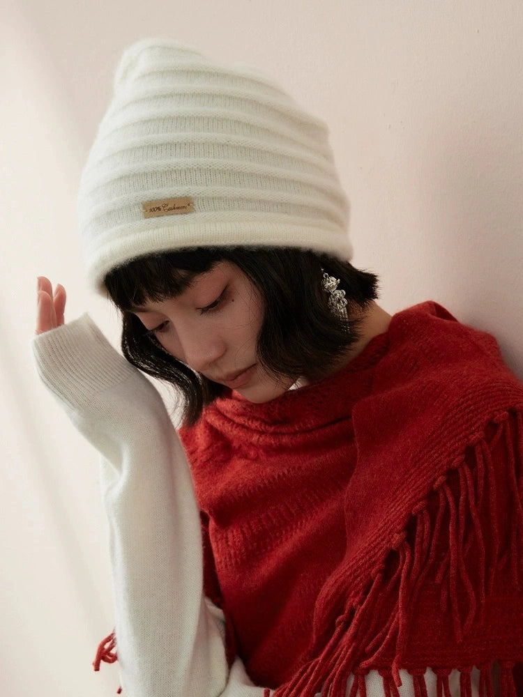 100% Cashmere Beanie Hat for Men & Women | Multiple Colors