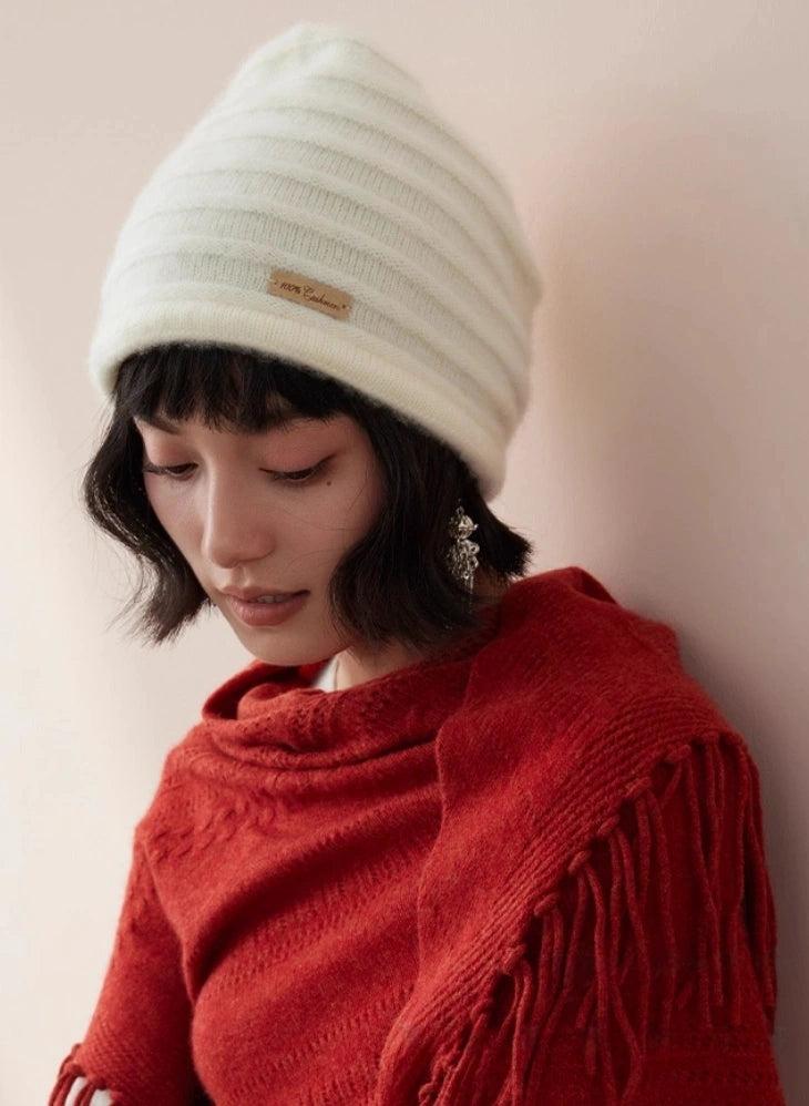 100% Cashmere Beanie Hat for Men & Women | Multiple Colors