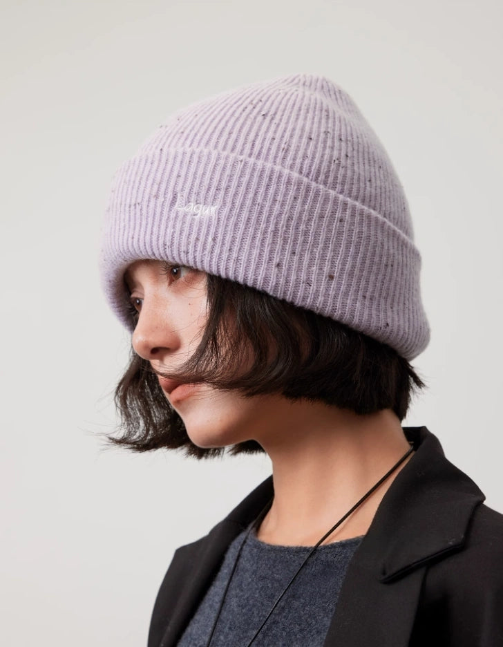 Merino Wool Beanie - Snow Mist Speckled Design | Multiple Colors