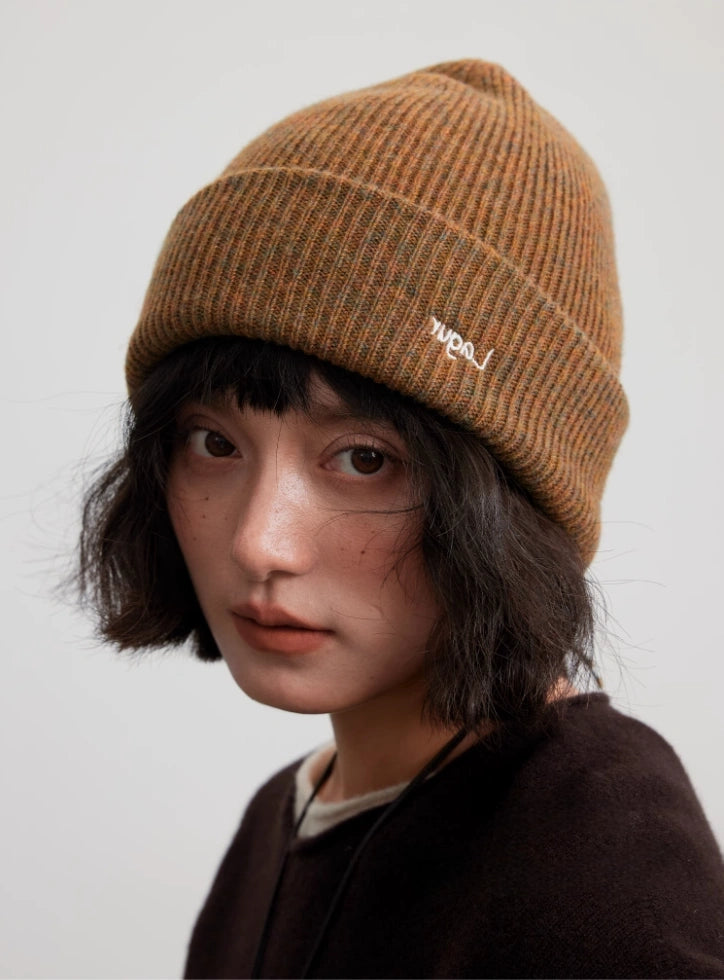 Merino Wool Beanie - Snow Mist Speckled Design | Multiple Colors