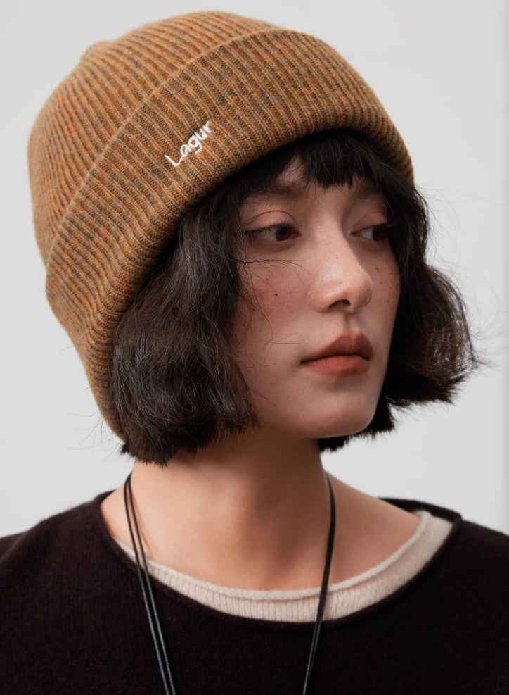 Merino Wool Beanie - Snow Mist Speckled Design | Multiple Colors