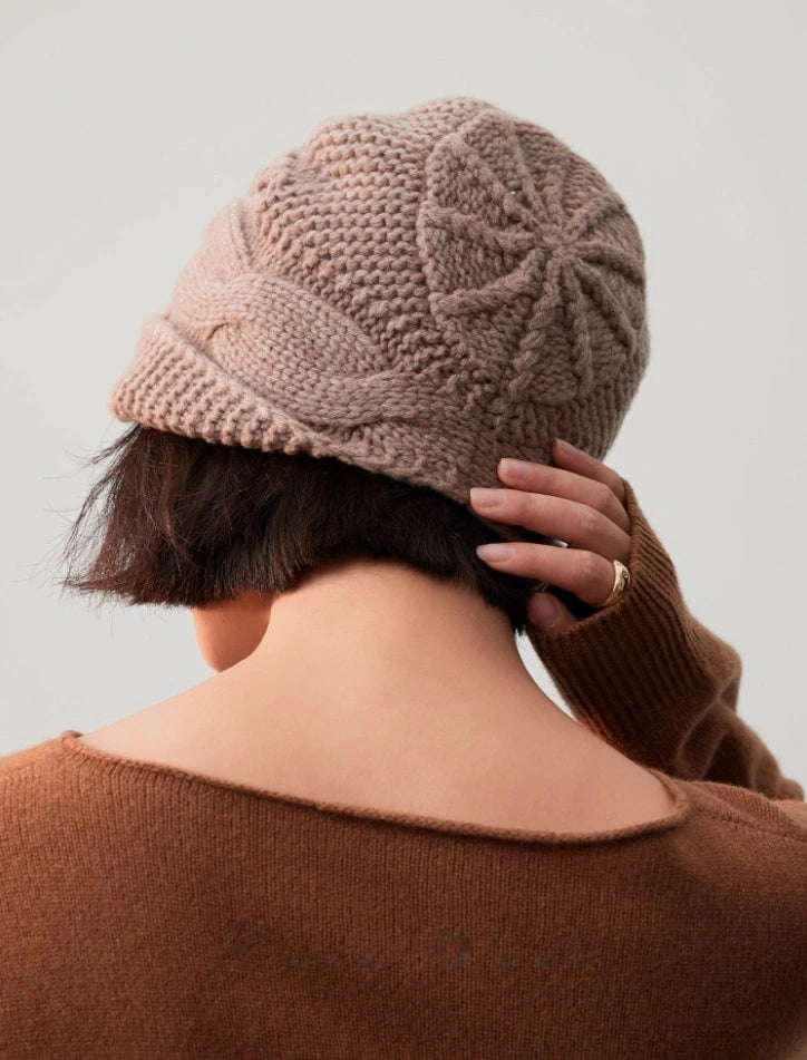 Wool Cable Knit Beanie – Timeless Vintage Warmth | Multiple Colors