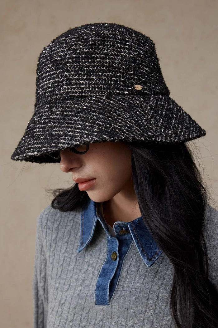 Wool Blend Tweed Bucket Hat – Classic & Cozy | Multiple Colors