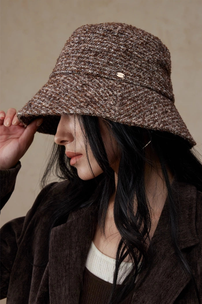 Wool Blend Tweed Bucket Hat – Classic & Cozy | Multiple Colors